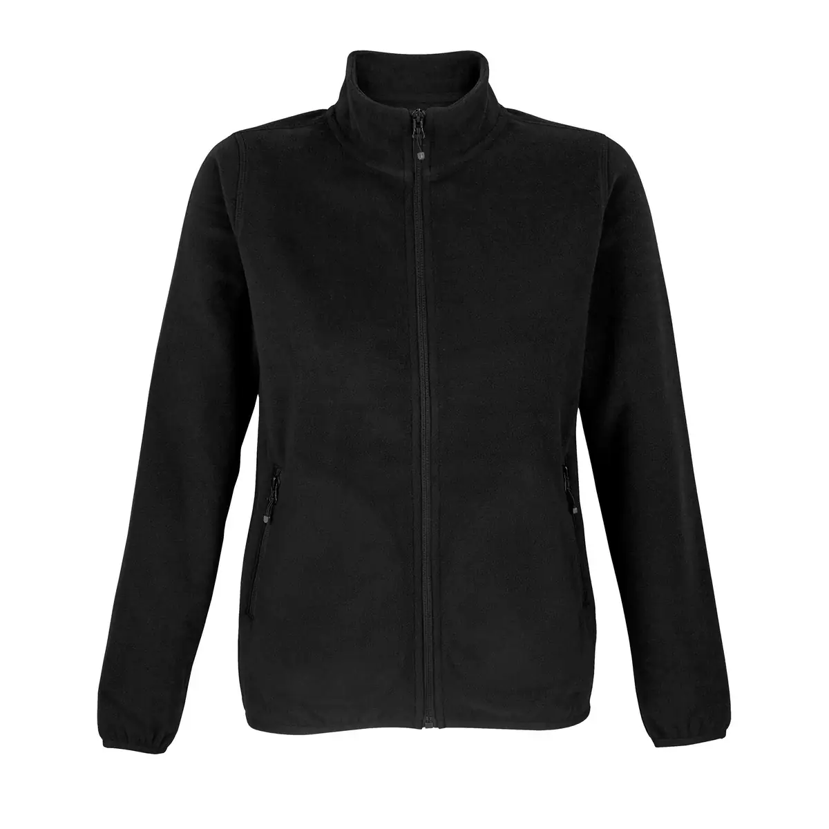 Chaqueta polar mujer SOL’S FACTOR WOMEN 03824 7 Chaqueta polar mujer SOL’S FACTOR WOMEN 03824 en Negro, frontal sin persona.