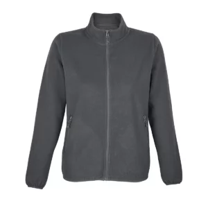 Chaqueta polar mujer SOL’S FACTOR WOMEN 03824 en Antracita, frontal sin persona.