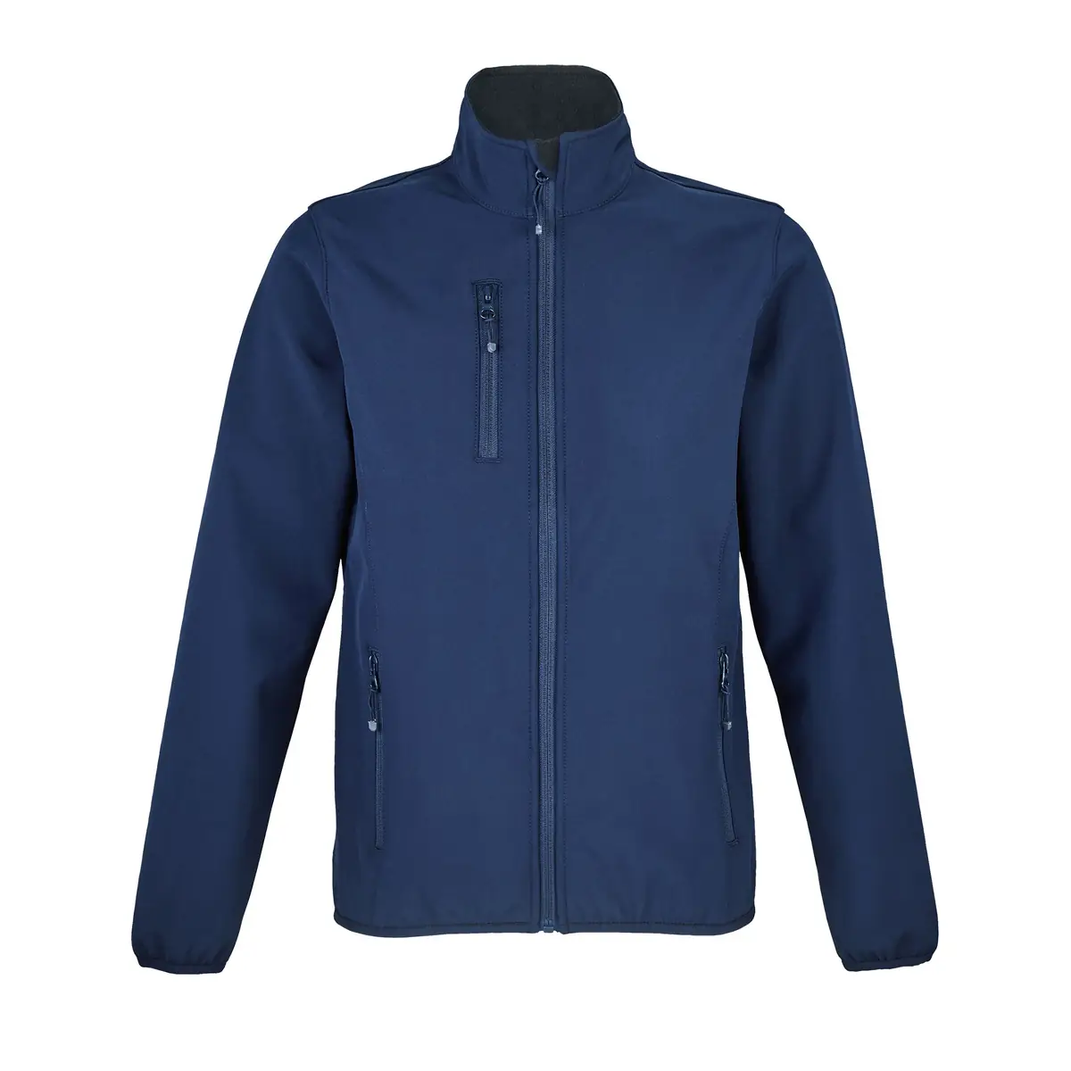Chaqueta softshell mujer SOL’S FALCON WOMEN 03828 4 Chaqueta softshell mujer SOL’S FALCON WOMEN 03828 en Azul profundo, frontal sin persona.