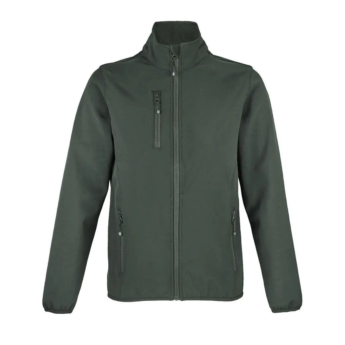 Chaqueta softshell mujer SOL’S FALCON WOMEN 03828 6 Chaqueta softshell mujer SOL’S FALCON WOMEN 03828 en Verde bosque, frontal sin persona.