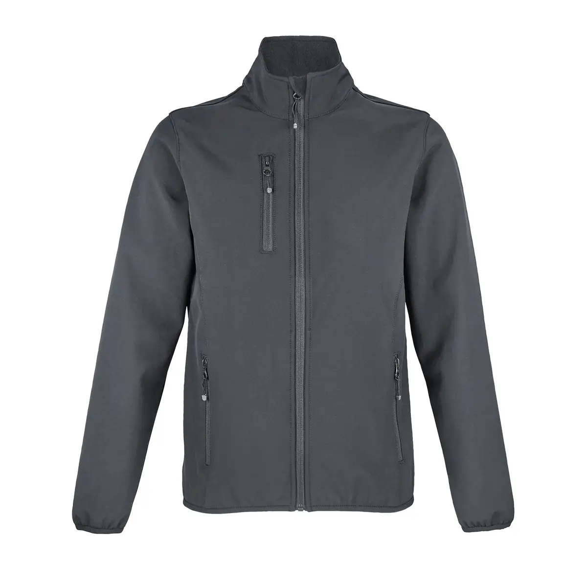 Chaqueta softshell mujer SOL’S FALCON WOMEN 03828 8 Chaqueta softshell mujer SOL’S FALCON WOMEN 03828 en Antracita, frontal sin persona.