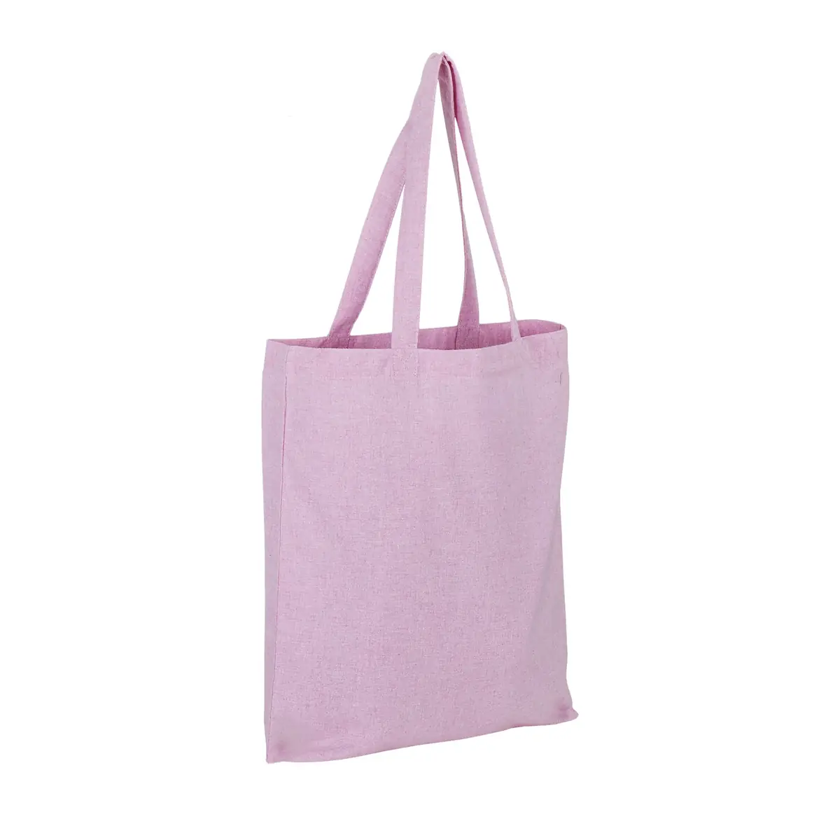 Bolsa de compra reciclada SOL’S AWAKE 03829 1 Bolsa de compra reciclada SOL’S AWAKE 03829 en Rosa jaspeado, tres cuartos.