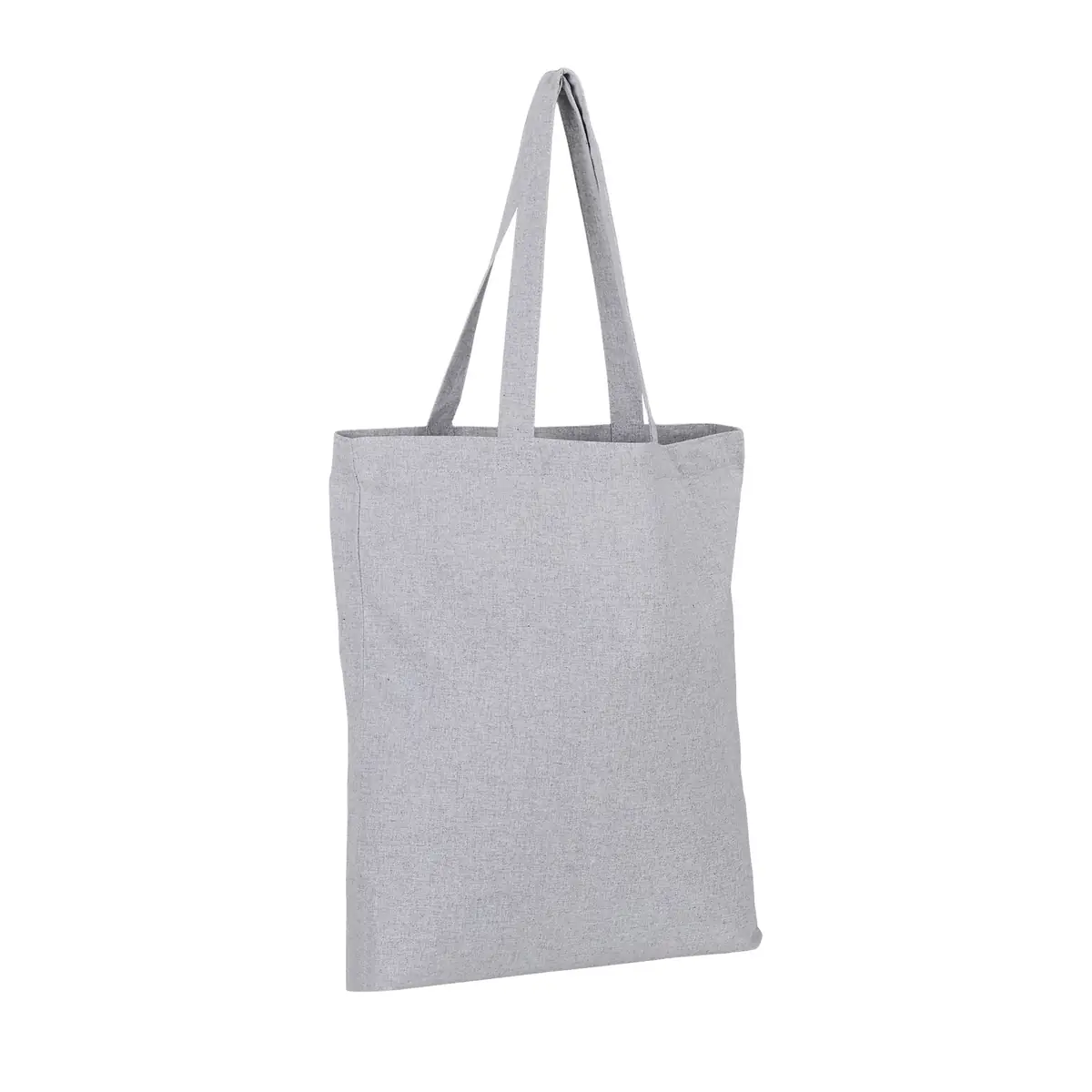 Bolsa de compra reciclada SOL’S AWAKE 03829 4 Bolsa de compra reciclada SOL’S AWAKE 03829 en Gris mezcla, tres cuartos.