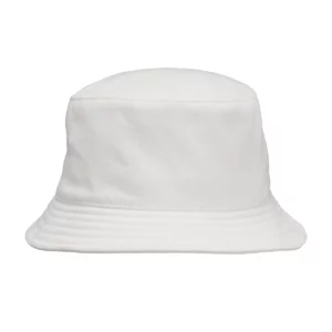 Sombrero unisex SOL’S BUCKET TWILL 03997 en Blanco, frontal sin persona.