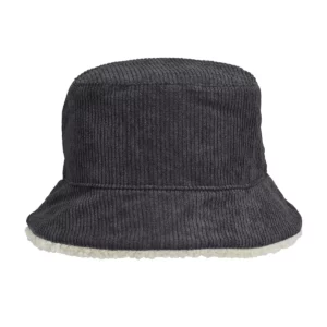 Sombrero reversible SOL’S BUCKET 2IN1 03998 en Gris carbón/Beige natural, frontal sin persona.