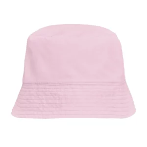 Sombrero reversible SOL’S BUCKET NYLON 03999 en Blanco roto/Caramelo rosa, frontal sin persona.