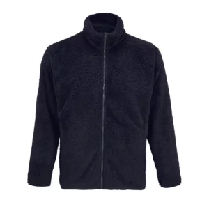 Chaqueta polar unisex SOL’S FINCH 04022 en Azul marino, frontal sin persona.