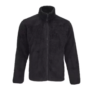 Chaqueta polar unisex SOL’S FINCH 04022 en Gris carbón, frontal sin persona.