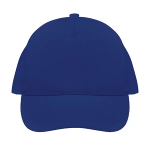 Gorra unisex SOL’S SEOUL 04092 en Ultramarino, frontal sin persona.