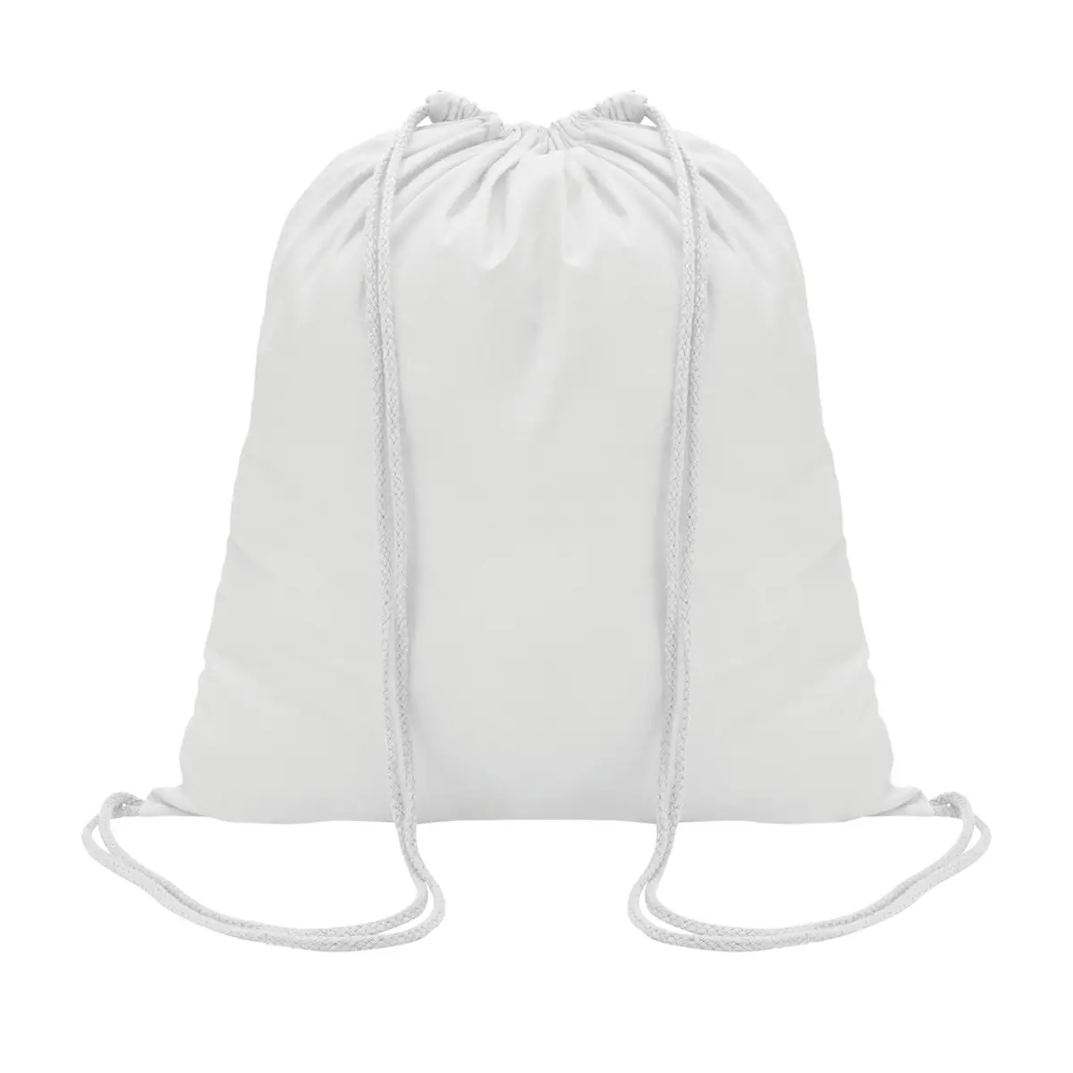 Mochila con cordones SOL’S GENOVA 04095 6 Mochila con cordones SOL’S GENOVA 04095 en Blanco, frontal sin persona.