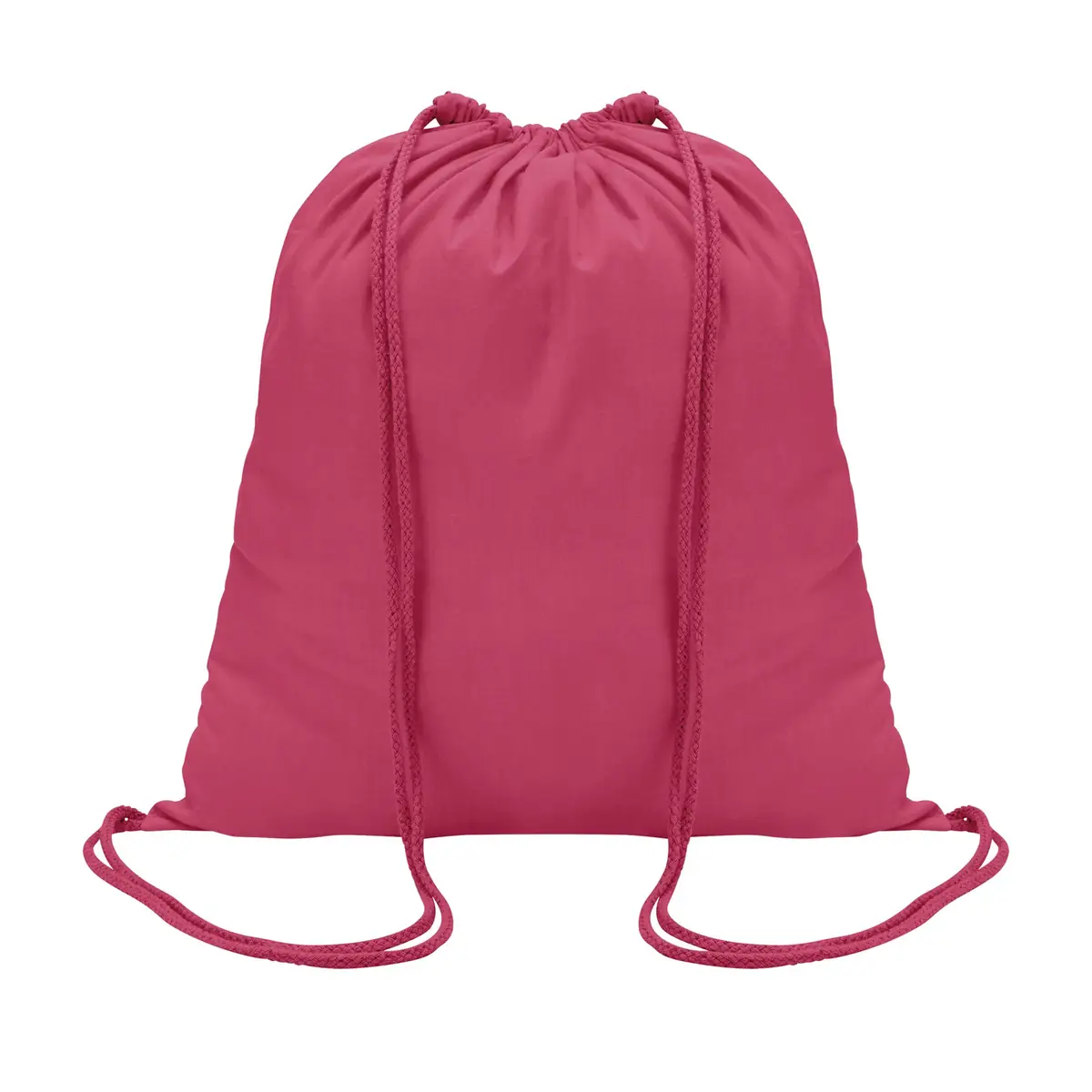 Mochila con cordones SOL’S GENOVA 04095 2 Mochila con cordones SOL’S GENOVA 04095 en Rosa oscuro, frontal sin persona.