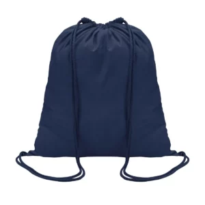 Mochila con cordones SOL’S GENOVA 04095 en Ultramarino, frontal sin persona.