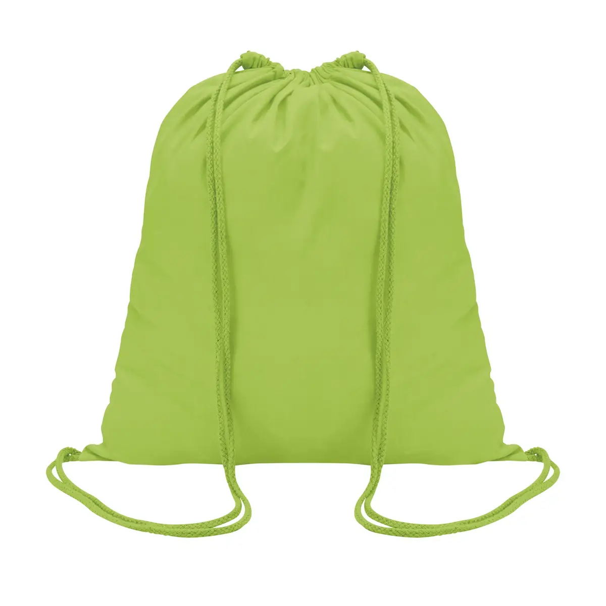 Mochila con cordones SOL’S GENOVA 04095 3 Mochila con cordones SOL’S GENOVA 04095 en Verde amarillo, frontal sin persona.