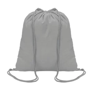 Mochila con cordones SOL’S GENOVA 04095 en Grafito, frontal sin persona.