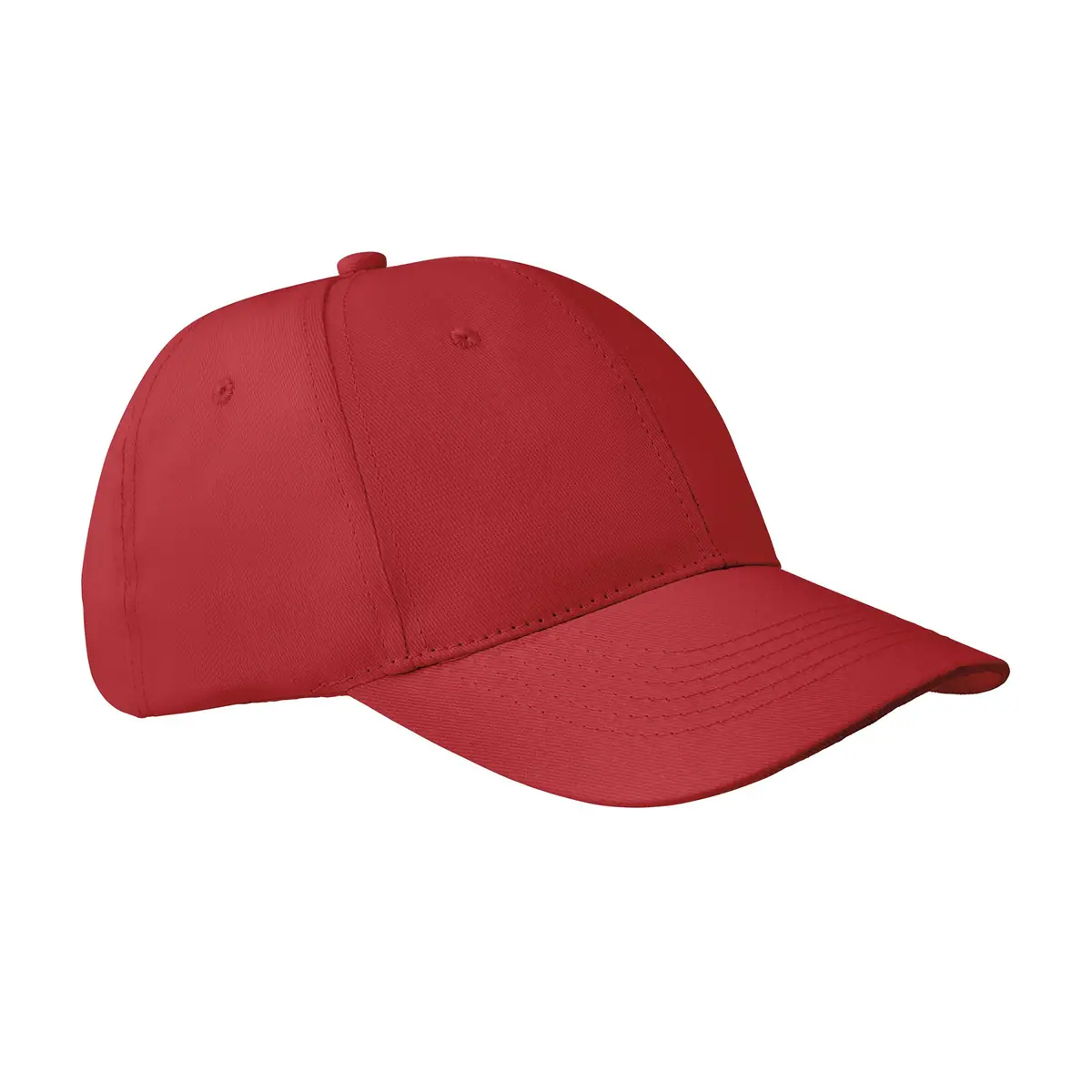 Gorra unisex SOL’S APOLLO 04096 5 Gorra unisex SOL’S APOLLO 04096 en Rojo vivo, vista de tres cuartos.