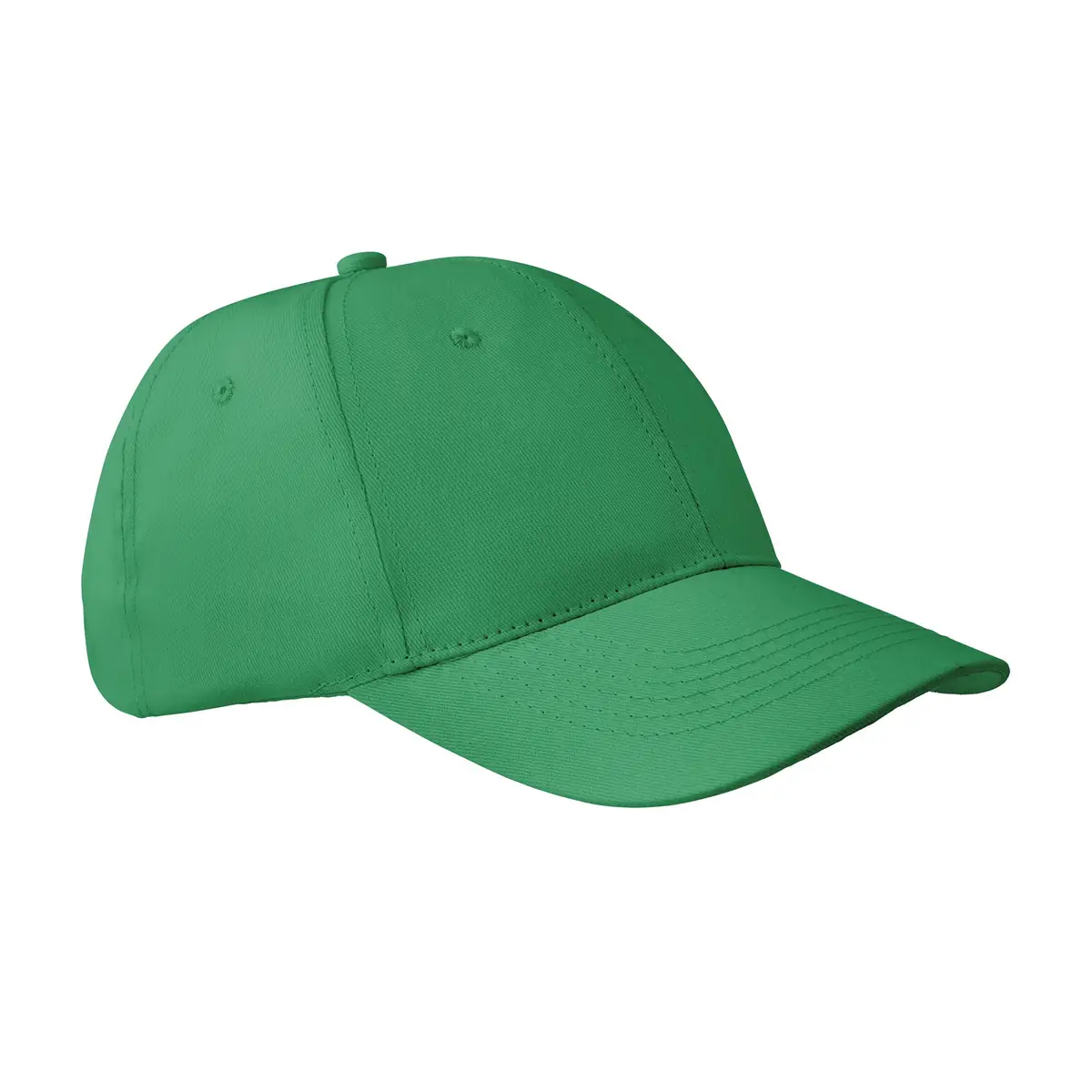 Gorra unisex SOL’S APOLLO 04096 7 Gorra unisex SOL’S APOLLO 04096 en Verde pradera, vista de tres cuartos.