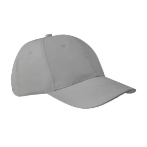 Gorra unisex SOL’S APOLLO 04096 en Gris puro, vista de tres cuartos.