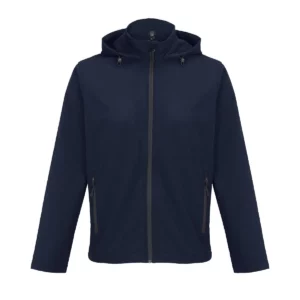 Chaqueta softshell hombre SOL’S RACE HOODED MEN 04447 en French marino, frontal sin persona.