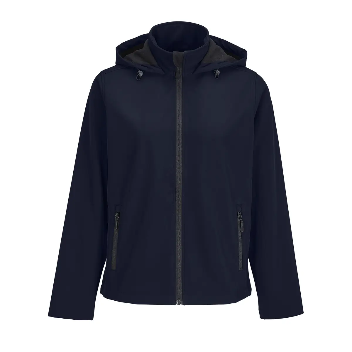Chaqueta softshell mujer SOL’S RACE HOODED WOMEN 04448 6 Chaqueta softshell mujer SOL’S RACE HOODED WOMEN 04448 en French marino, frontal sin persona.
