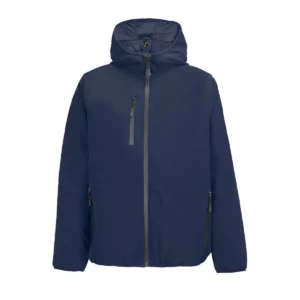 Chaqueta softshell hombre SOL’S FALCON PADDED MEN 04449 en Azul profundo, frontal sin persona.