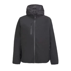 Chaqueta softshell hombre SOL’S FALCON PADDED MEN 04449 en Negro, frontal sin persona.