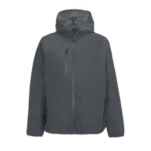 Chaqueta softshell hombre SOL’S FALCON PADDED MEN 04449 en Antracita, frontal sin persona.