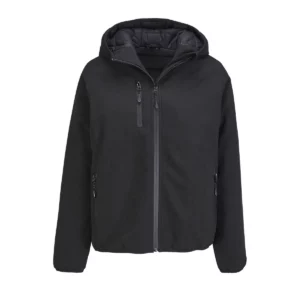 Chaqueta softshell mujer SOL’S FALCON PADDED WOMEN 04450 en Negro, frontal sin persona.