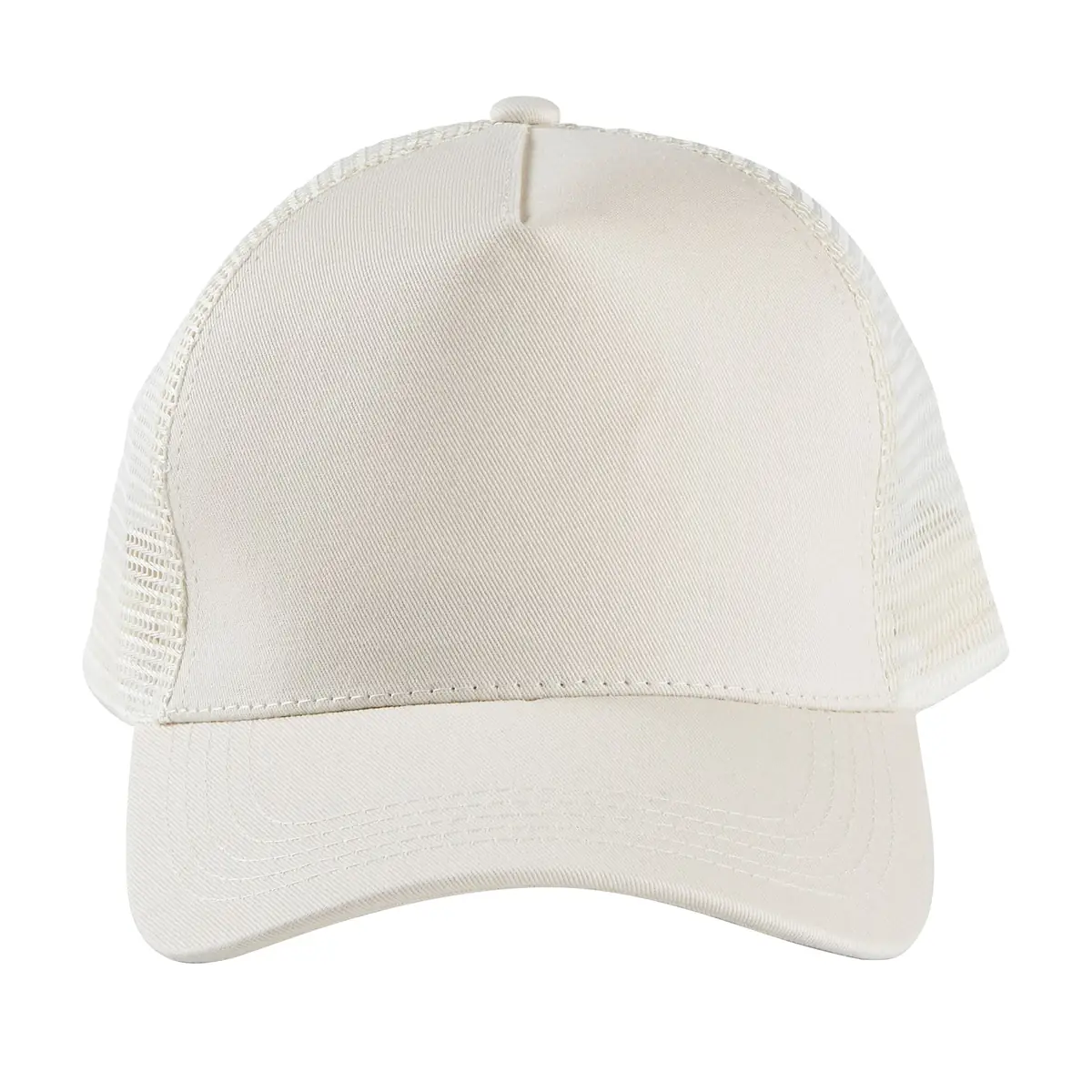 Gorra de malla unisex SOL’S BLINK 04451 6 Gorra de malla unisex SOL’S BLINK 04451 en Blanco hueso, frontal sin persona.