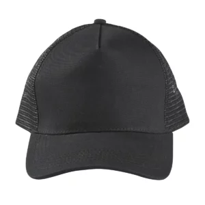 Gorra de malla unisex SOL’S BLINK 04451 en Negro, frontal sin persona.