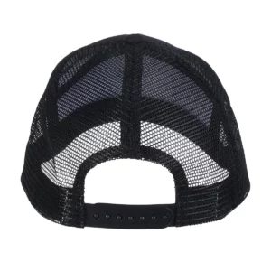 Gorra de malla unisex SOL’S BLINK 04451 en Negro, posterior sin persona.