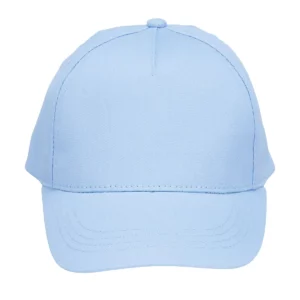 Gorra infantil SOL’S BUZZ KIDS 04745 en Azul cielo, frontal sin persona.