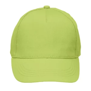 Gorra infantil SOL’S BUZZ KIDS 04745 en Verde manzana, frontal sin persona.