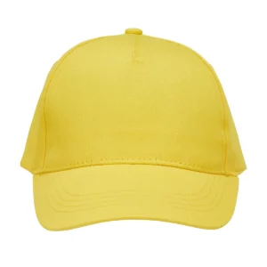 Gorra infantil SOL’S BUZZ KIDS 04745 en Amarillo, frontal sin persona.