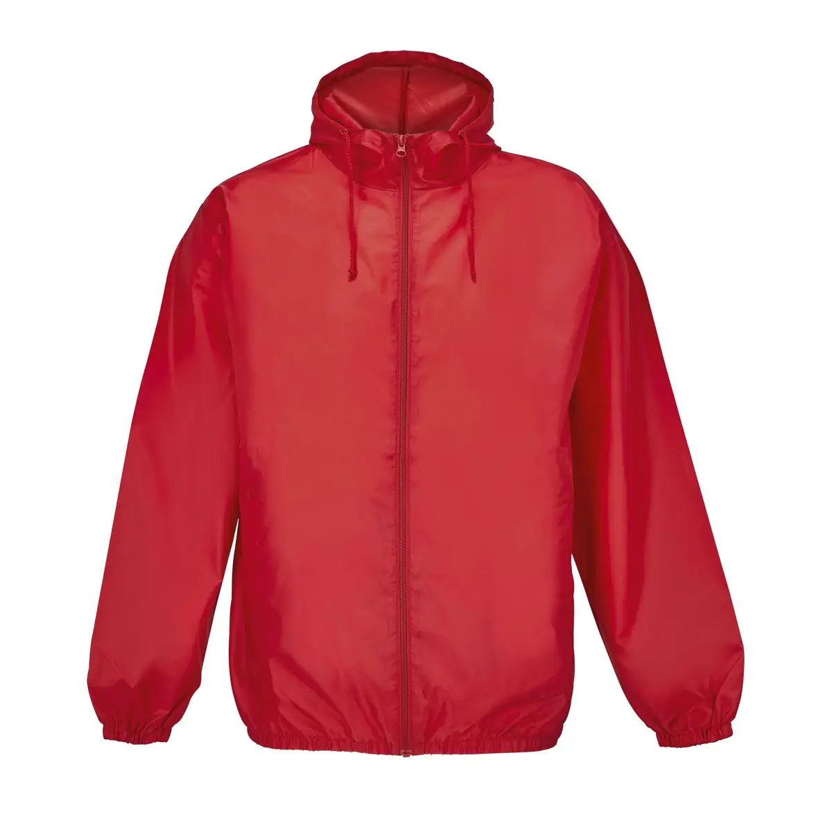 Cortavientos unisex SOL’S SHIELD 04758 5 Cortavientos unisex SOL’S SHIELD 04758 en Rojo, frontal sin persona.