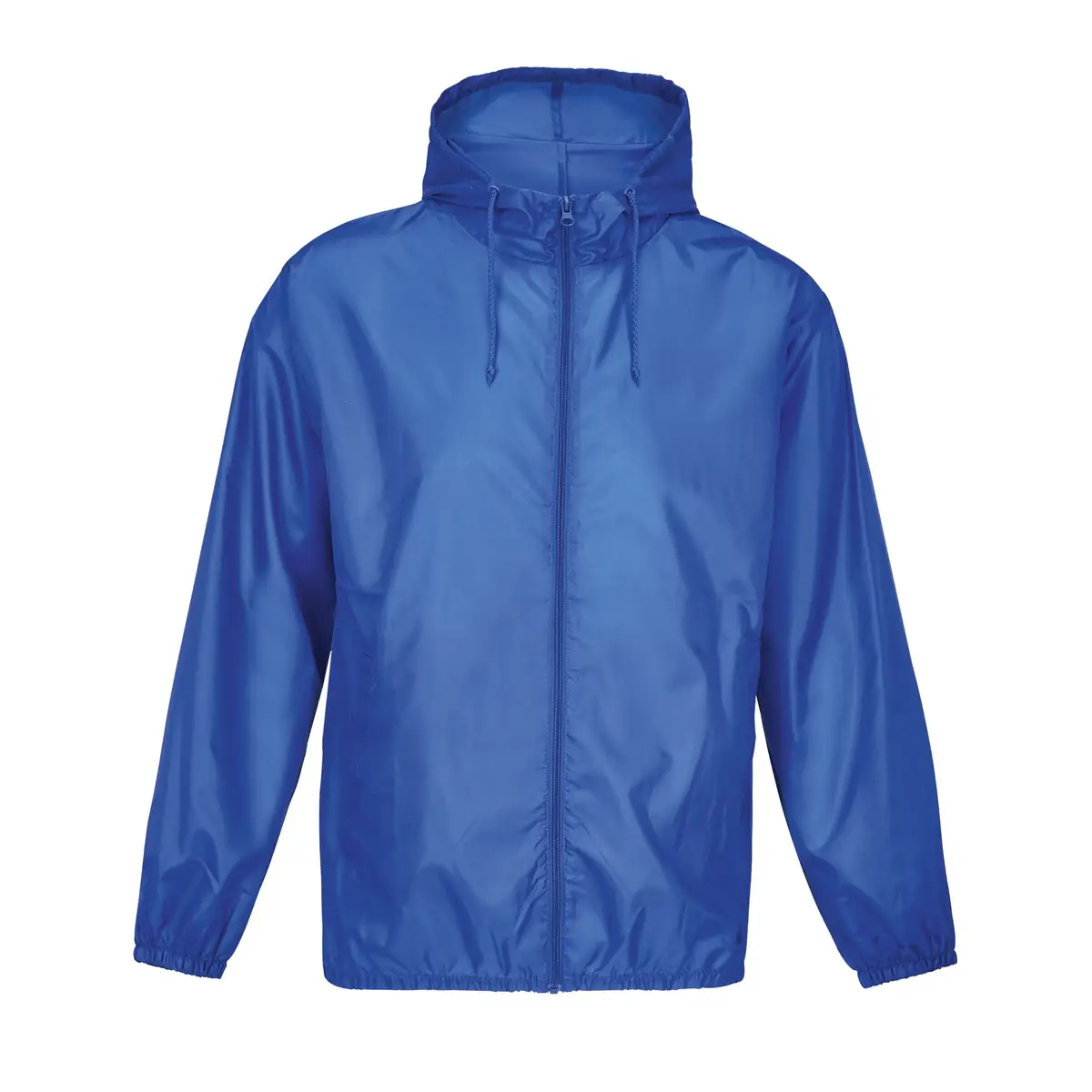 Cortavientos unisex SOL’S SHIELD 04758 6 Cortavientos unisex SOL’S SHIELD 04758 en Azul royal, frontal sin persona.