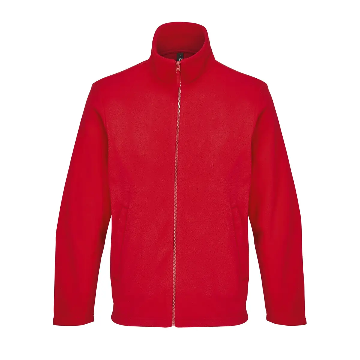 Chaqueta micropolar unisex SOL’S NITRO 04759 8 Chaqueta micropolar unisex SOL’S NITRO 04759 en Rojo, frontal sin persona.
