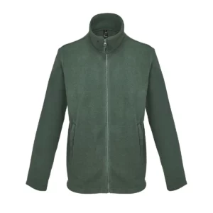 Chaqueta micropolar unisex SOL’S NITRO 04759 en Verde pino, frontal sin persona.
