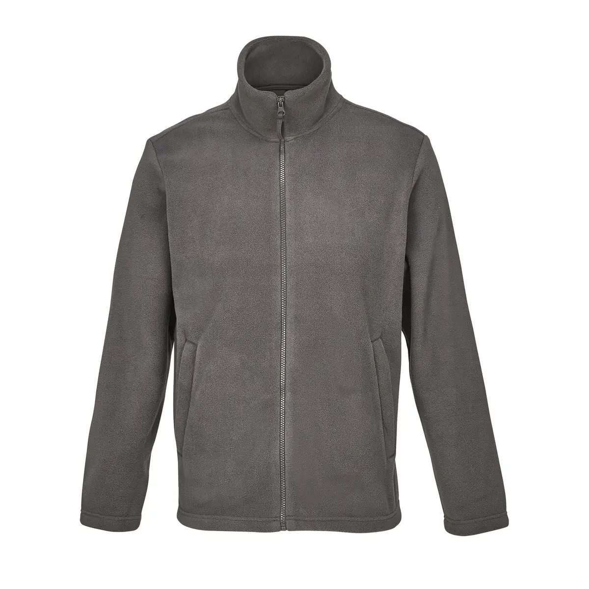 Chaqueta micropolar unisex SOL’S NITRO 04759 6 Chaqueta micropolar unisex SOL’S NITRO 04759 en Antracita, frontal sin persona.