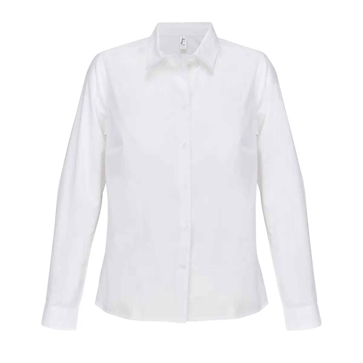 Camisa popelina mujer SOL’S BAILEY WOMEN 04771 3 Camisa popelina mujer SOL’S BAILEY WOMEN 04771 en Blanco, frontal sin persona.