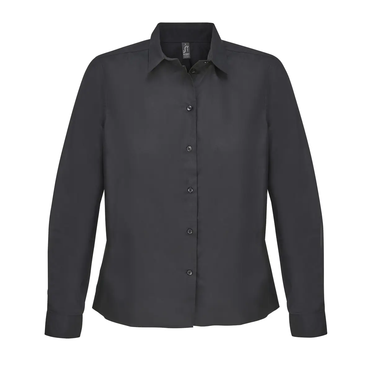 Camisa popelina mujer SOL’S BAILEY WOMEN 04771 4 Camisa popelina mujer SOL’S BAILEY WOMEN 04771 en Negro, frontal sin persona.