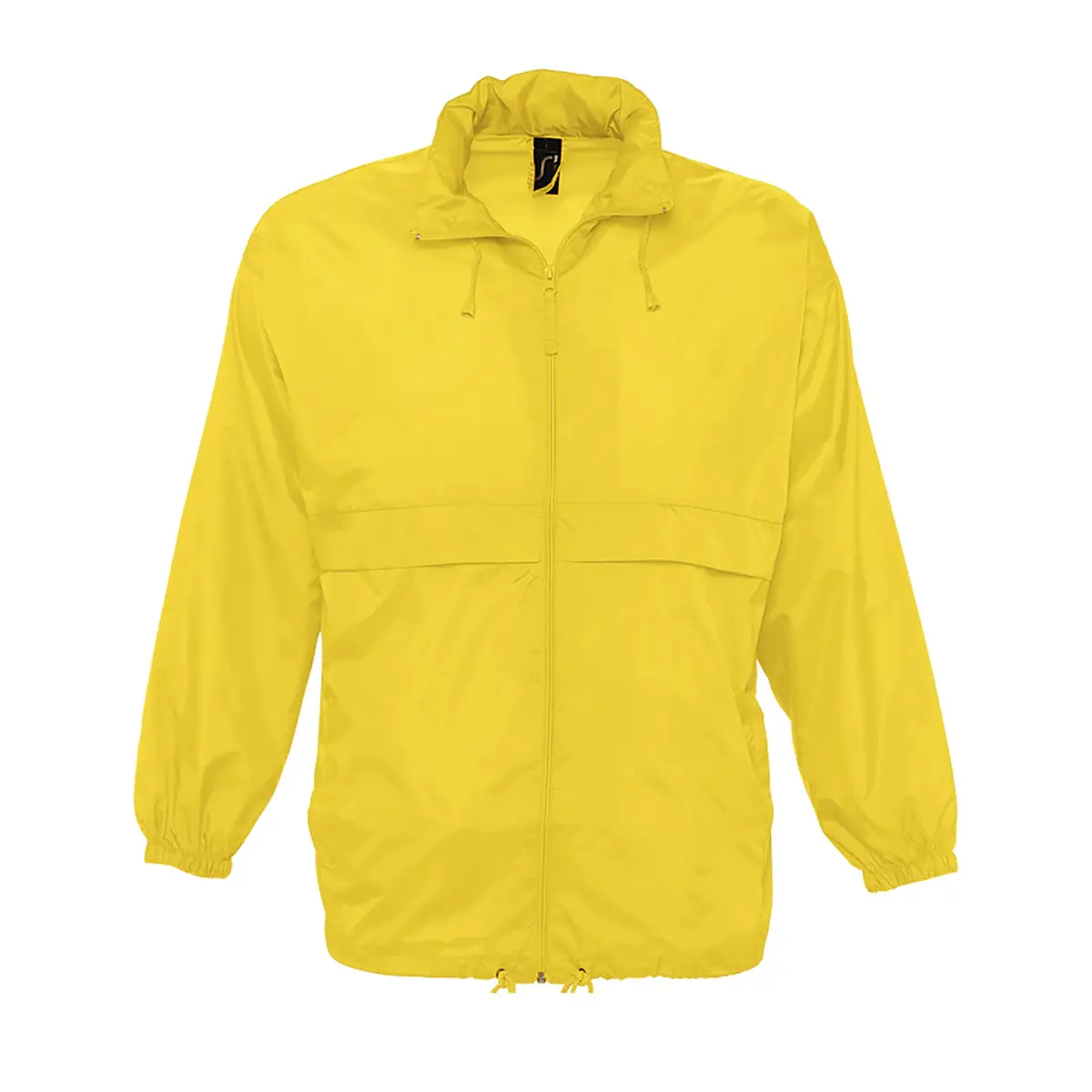 Cortavientos unisex SOL’S SURF 32000 7 Cortavientos unisex SOL’S SURF 32000 en Amarillo, frontal sin persona.