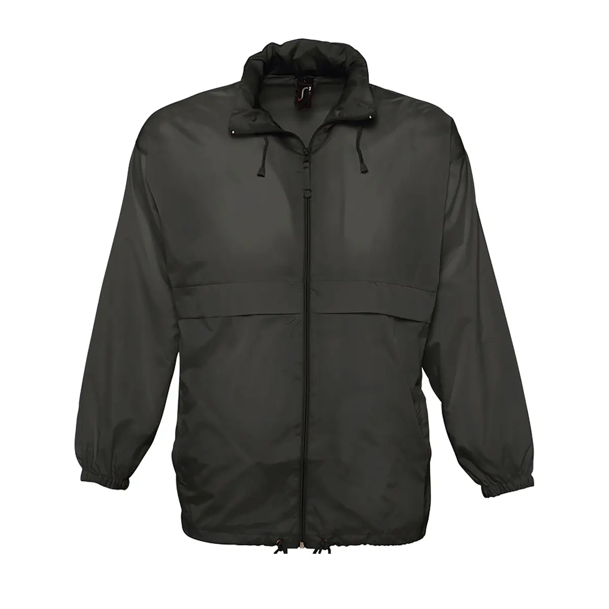 Cortavientos unisex SOL’S SURF 32000 13 Cortavientos unisex SOL’S SURF 32000 en Negro, frontal sin persona.