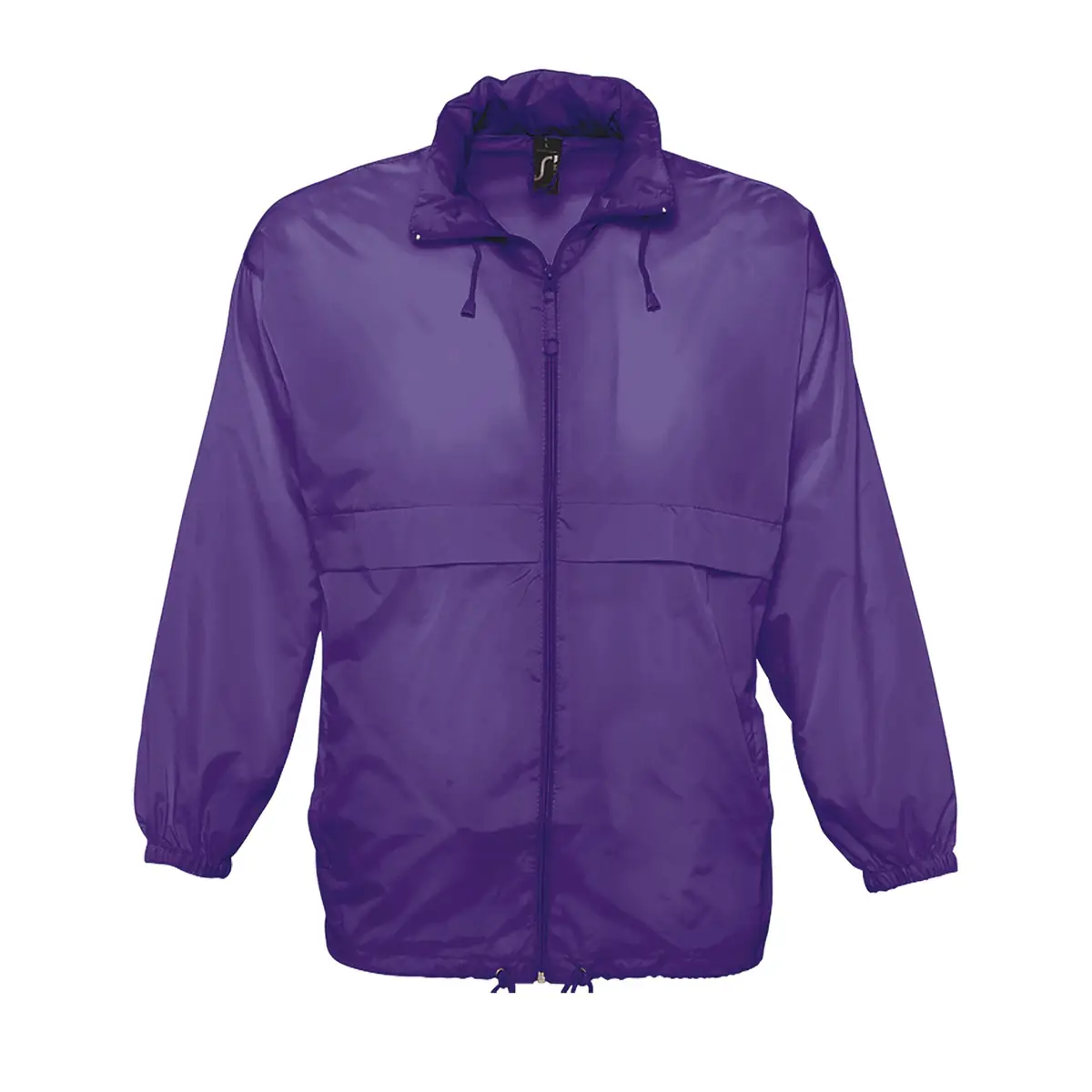 Cortavientos unisex SOL’S SURF 32000 25 Cortavientos unisex SOL’S SURF 32000 en Morado oscuro, frontal sin persona.