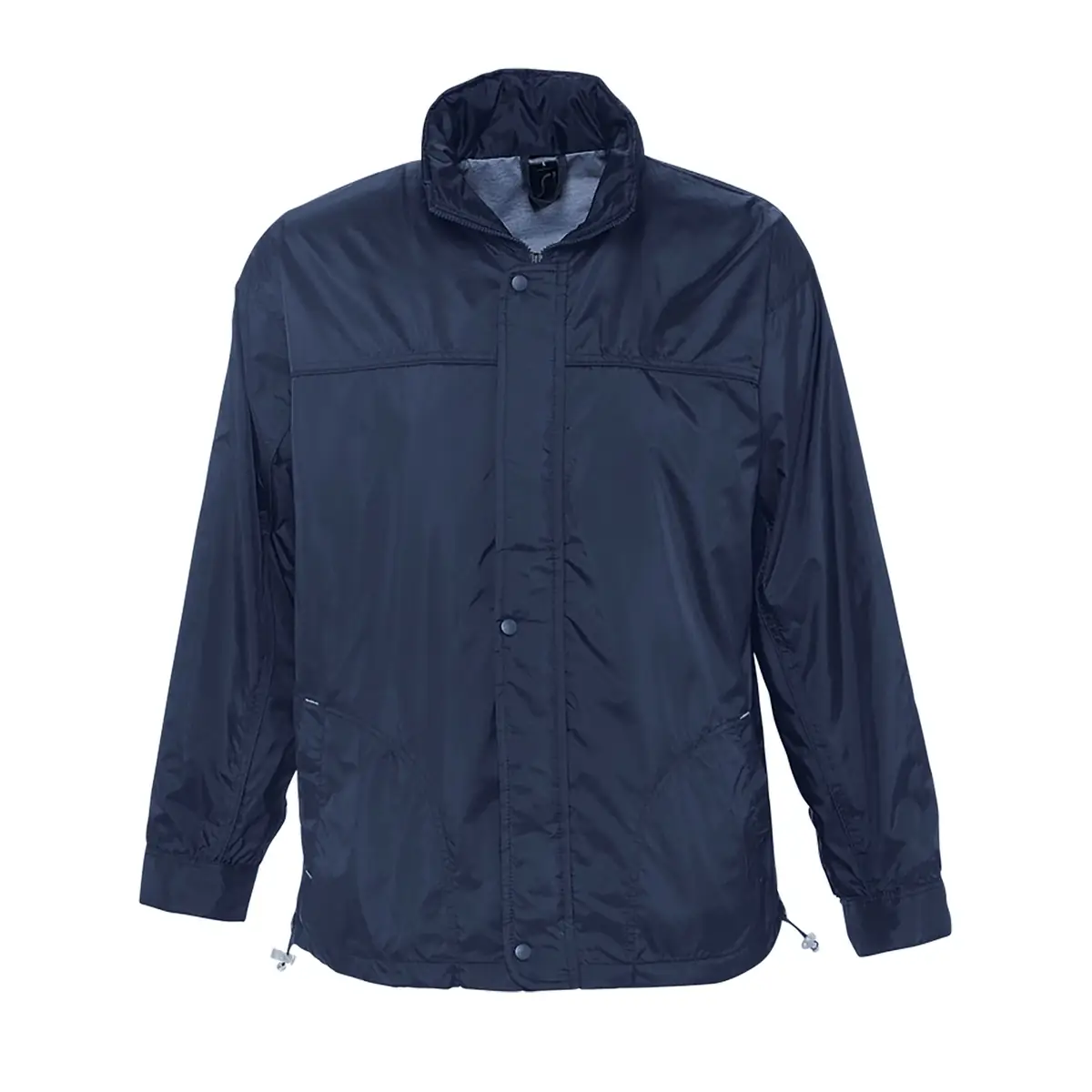 Cortavientos hombre SOL’S MISTRAL 46000 3 Cortavientos hombre SOL’S MISTRAL 46000 en Azul marino, frontal sin persona.