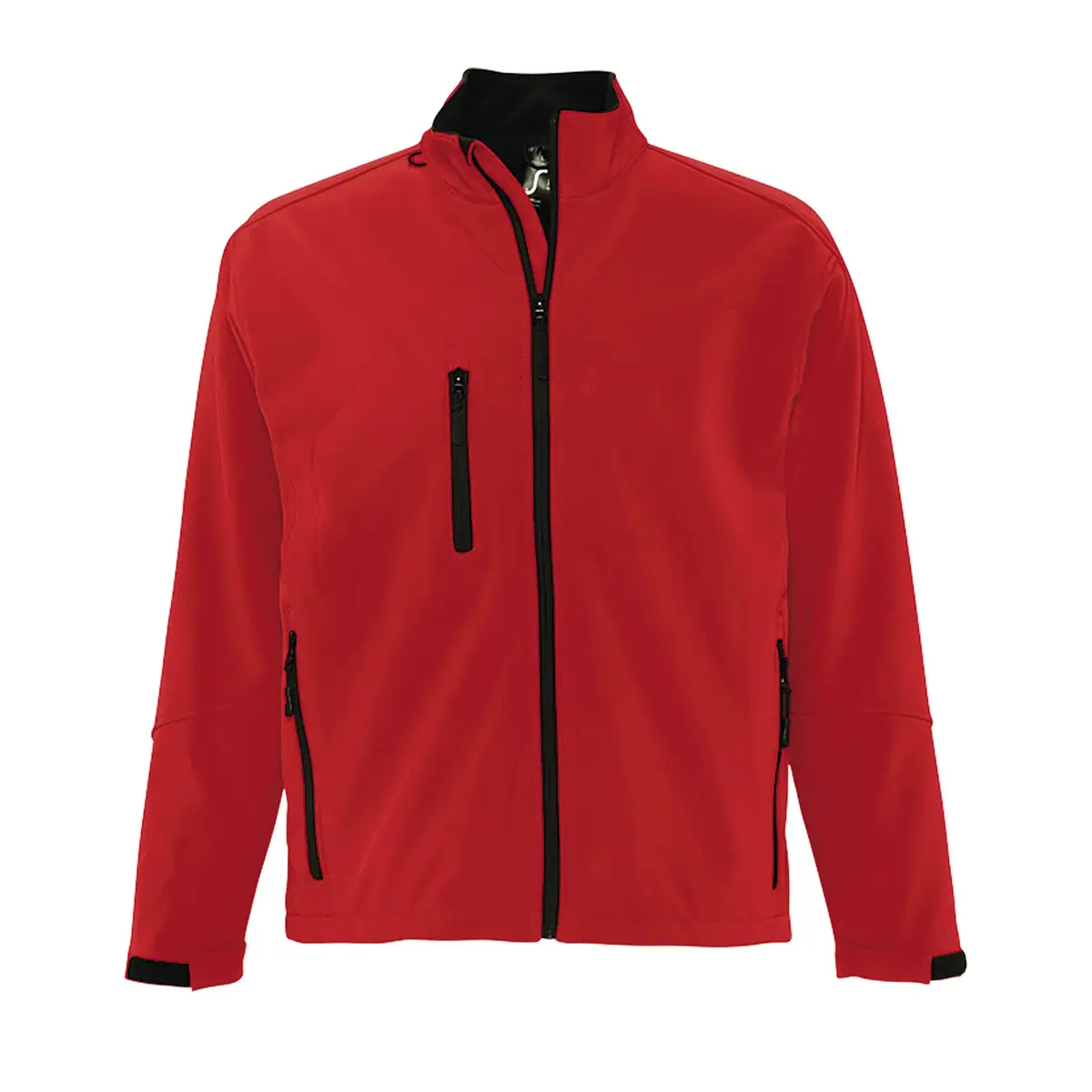 Chaqueta softshell hombre SOL’S RELAX 46600 8 Chaqueta softshell hombre SOL’S RELAX 46600 en Rojo chili, frontal sin persona.