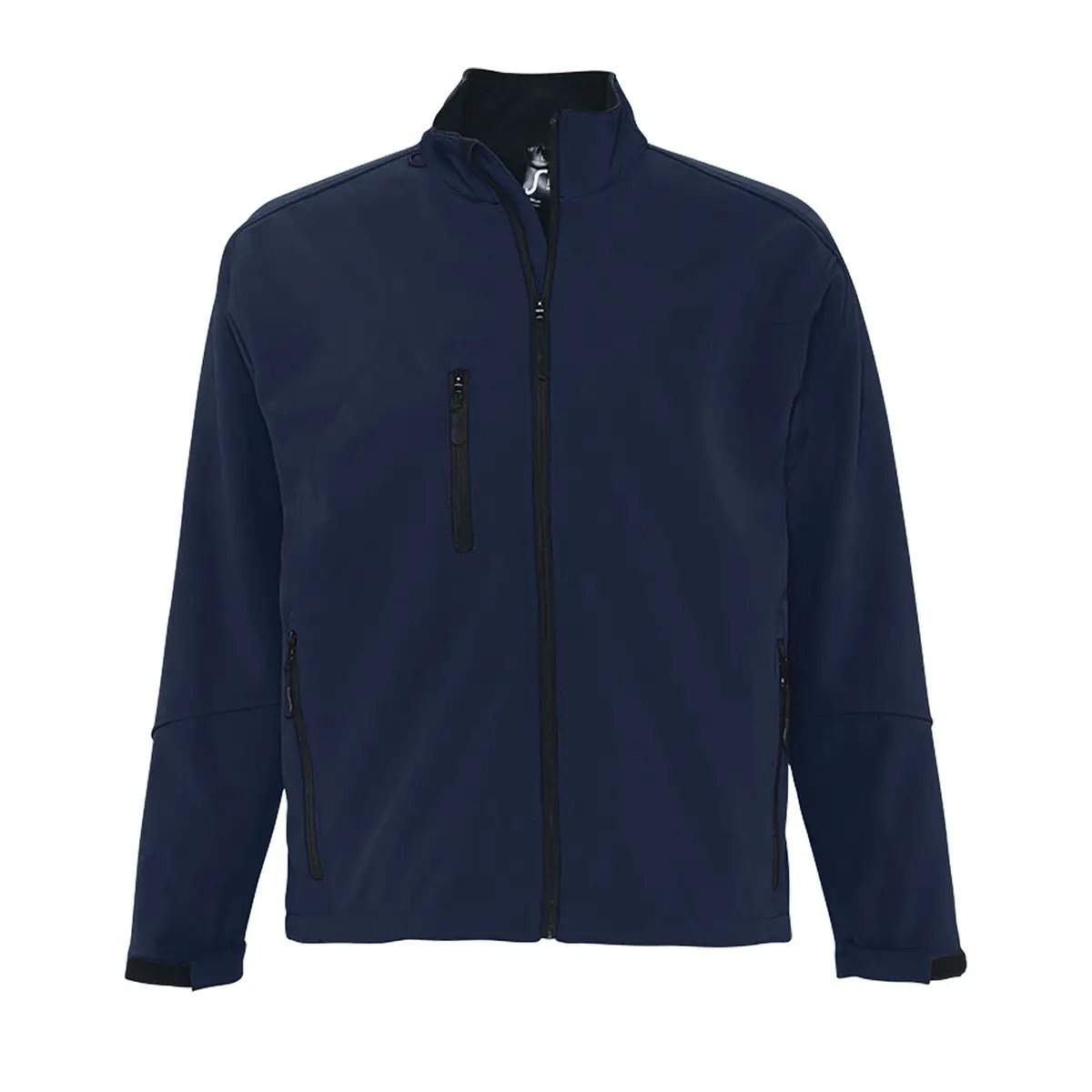 Chaqueta softshell hombre SOL’S RELAX 46600 5 Chaqueta softshell hombre SOL’S RELAX 46600 en Azul profundo, frontal sin persona.