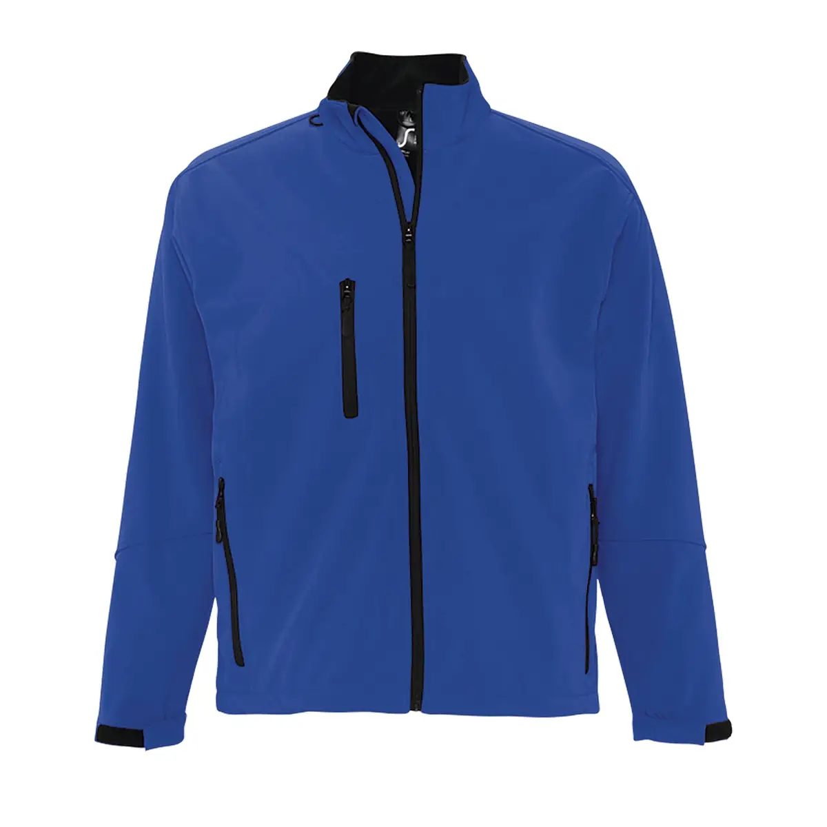 Chaqueta softshell hombre SOL’S RELAX 46600 9 Chaqueta softshell hombre SOL’S RELAX 46600 en Azul royal, frontal sin persona.