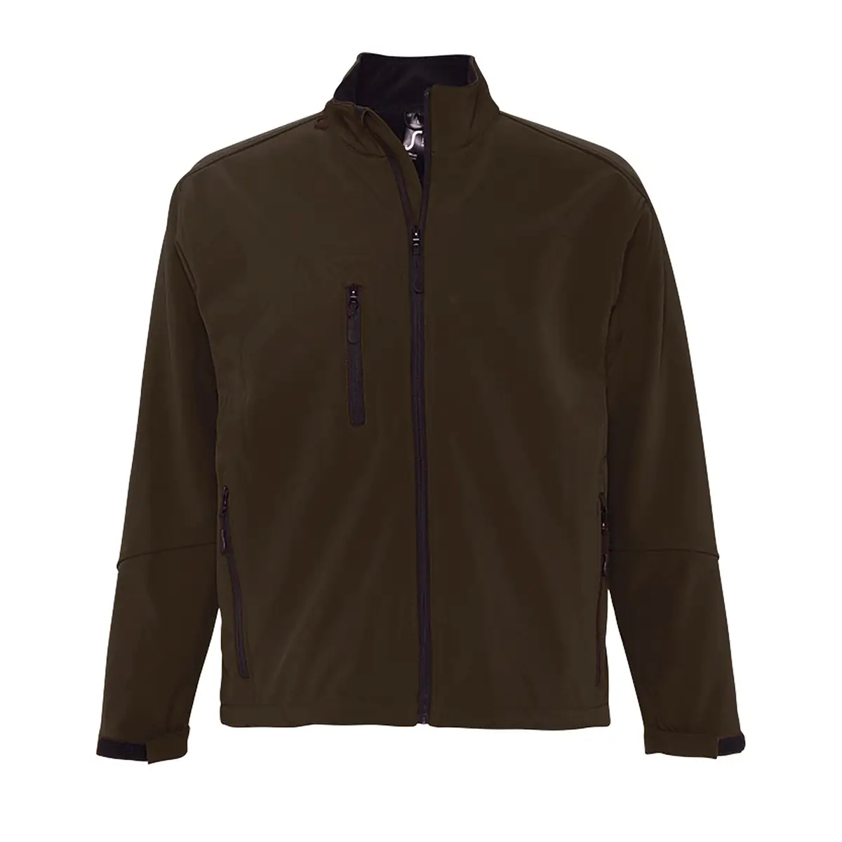 Chaqueta softshell hombre SOL’S RELAX 46600 6 Chaqueta softshell hombre SOL’S RELAX 46600 en Chocolate oscuro, frontal sin persona.