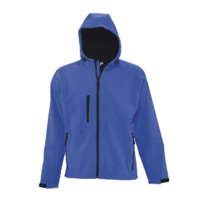 Chaqueta softshell hombre SOL’S REPLAY MEN 46602 en Azul royal, frontal sin persona.