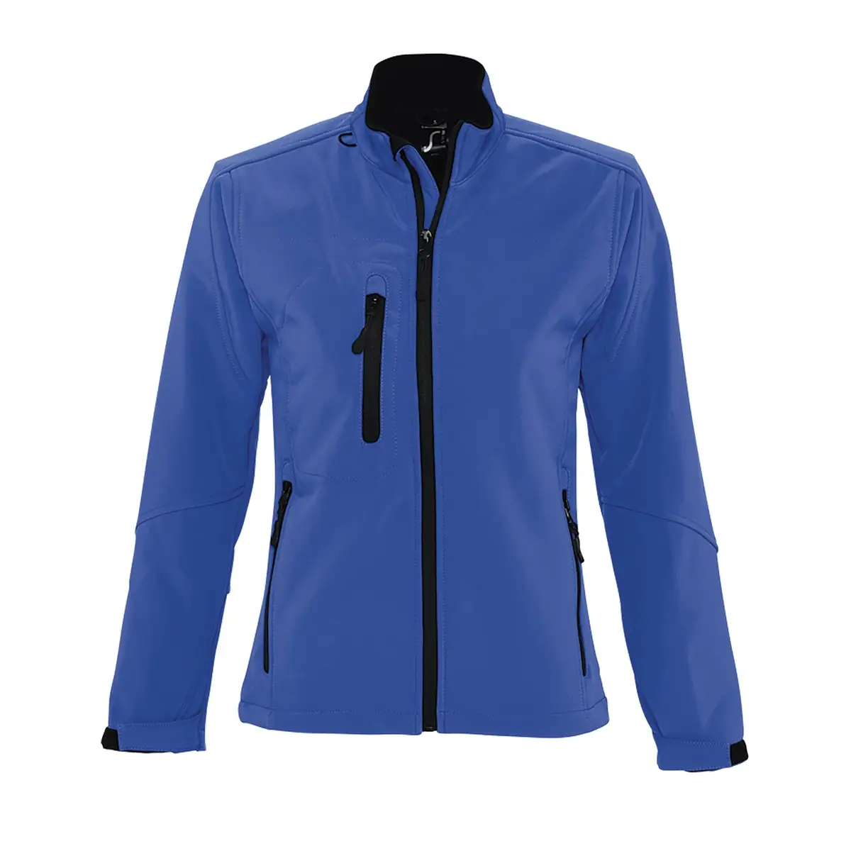 Chaqueta softshell mujer SOL’S ROXY 46800 9 Chaqueta softshell mujer SOL’S ROXY 46800 en Azul royal, frontal sin persona.